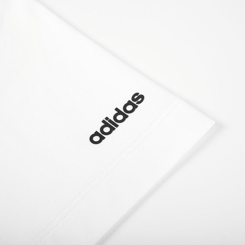 Adidas T Shirts Men's White Crew Neck Moderate Straight Fit JI8474