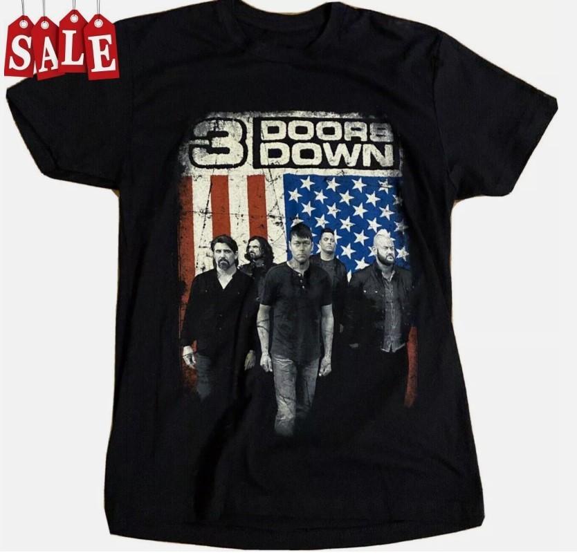 3 Doors Down Band Tour T Shirt Cotton Unisex All Size Shirt Unisex T-Shirt M