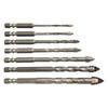 Eccentric Drill Bit Kit Designed for Precision in Hard Materials 7 pcs
