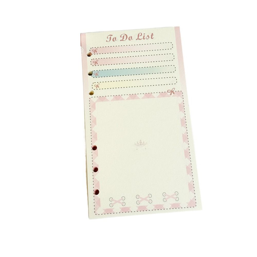 

Ballet Shoes A6 Loose Leaf Refill Paper 50Sheets Notebook Index Inside Page Stationery Style E