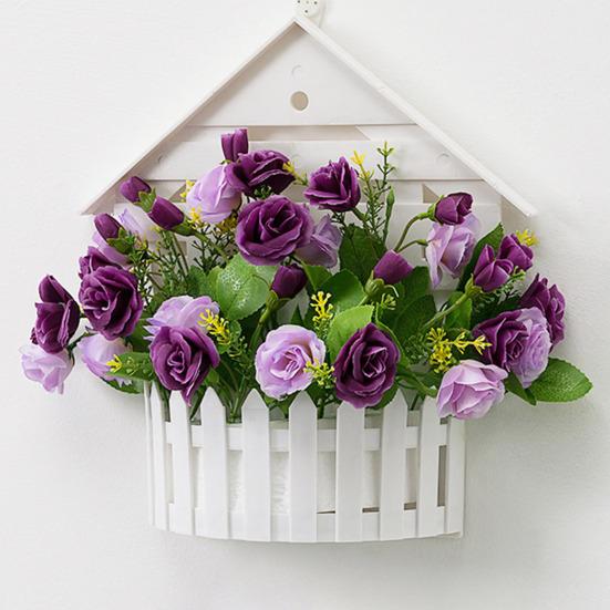 Yousheng Hanging Flower Basket, Sustainable Use Handcrafted Unique Design, Durable Wear-Resistant Home Decoration, for Balcony Garden