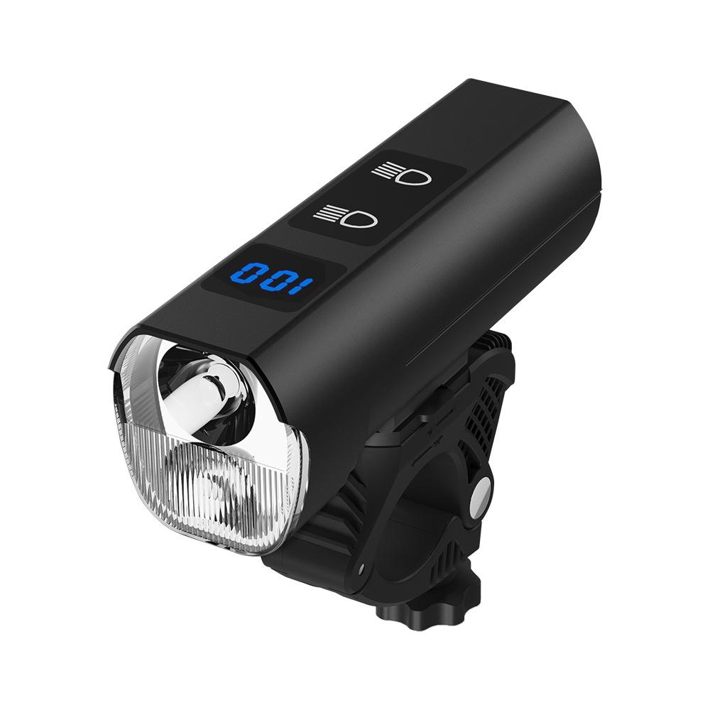Bicycle Light LED High Brightness Bike Headlights Waterproof USB Charging Power Display Bike Lights Handlebar&1200lm