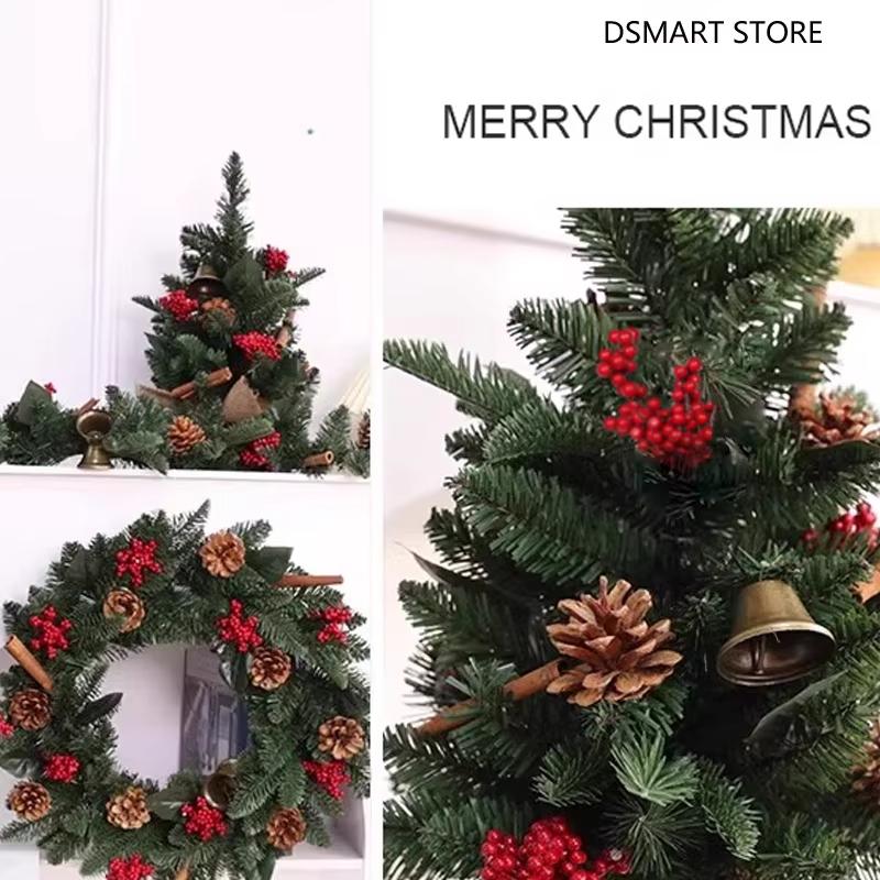 Kunstmatige Bessen Kerstversiering Rode Bessen Takken voor Kerstboom Feest Thuis Tafel Ornamenten Rode Vruchten Krans DIY Cadeau