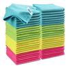 HOMEXCEL Microfiber Cloths 50 Sheets Commercial Towels Thin Wipes Cleaning Dishcloths Kitchen Etc. Approximately (multicolor)