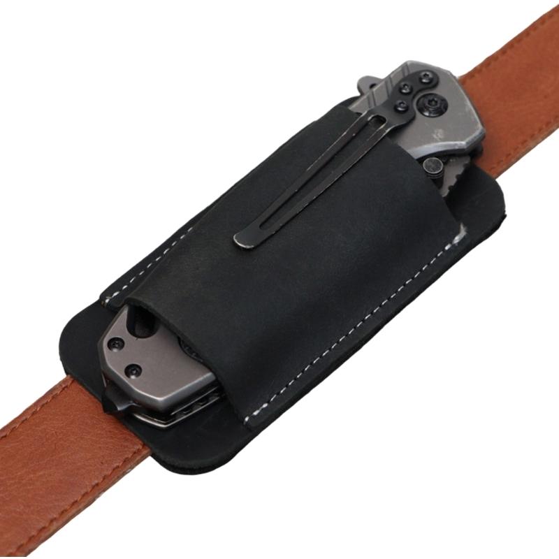 Multifunctional Outdoor Tool Belt Holsters Leather Waist Hanging Tool Cutter Cover Compact Draw Cutter Carriers Enduring