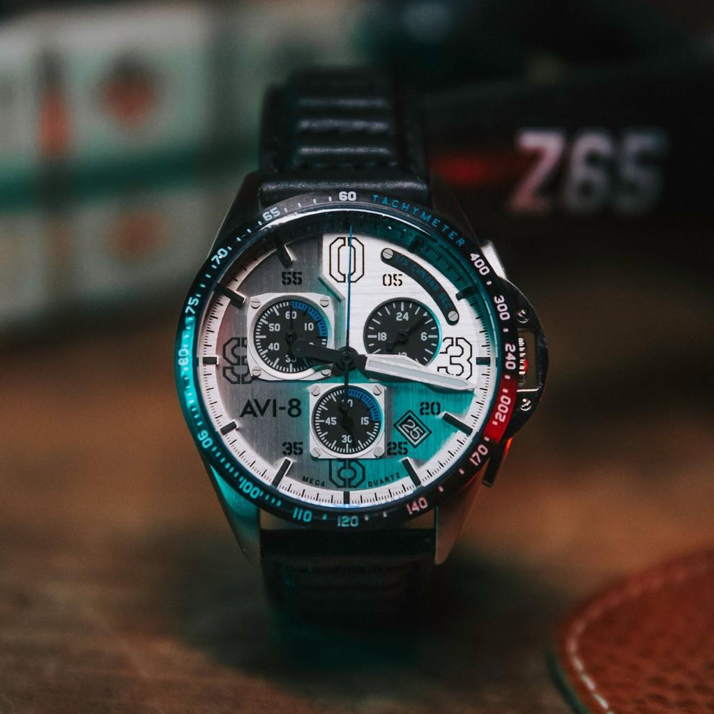 AVI-8 P-51 Mustang Command Pilot Blakeslee Chronograph Quartz AV-4077-01 Men's Watch