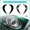 2Pcs ABS Headlight Eyebrows Eyelid Cover Trim for MINI Cooper F55 F56 F57 2014-2024 Auto Headlamp Decoration Accessories