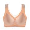 Plus Size Women Wireless Brassiere Seamless Underwear Gathered Push Up Tank Top Bra Ultra Thin Breathable Summer Sport Bralette