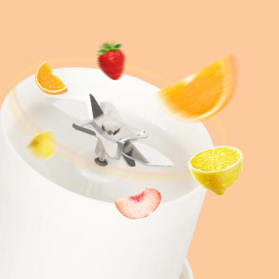 1 Set 800ML Spremiagrumi portatile Tazza per uso alimentare Grande capacità Ricaricabile Frullatore elettrico senza fili Macchina per succhi Utensile da cucina