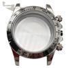 40mm Stainless Steel Quartz Watch Case with Ceramic Bezel for VK63/VK64 Movement