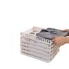 Stackable Multi-layer Plastic Wardrobe Storage Cabinet for Dorms