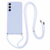 For Samsung Galaxy A05s 4G TPU Phone Case Microfiber Lining Rubberized Cover with Lanyard