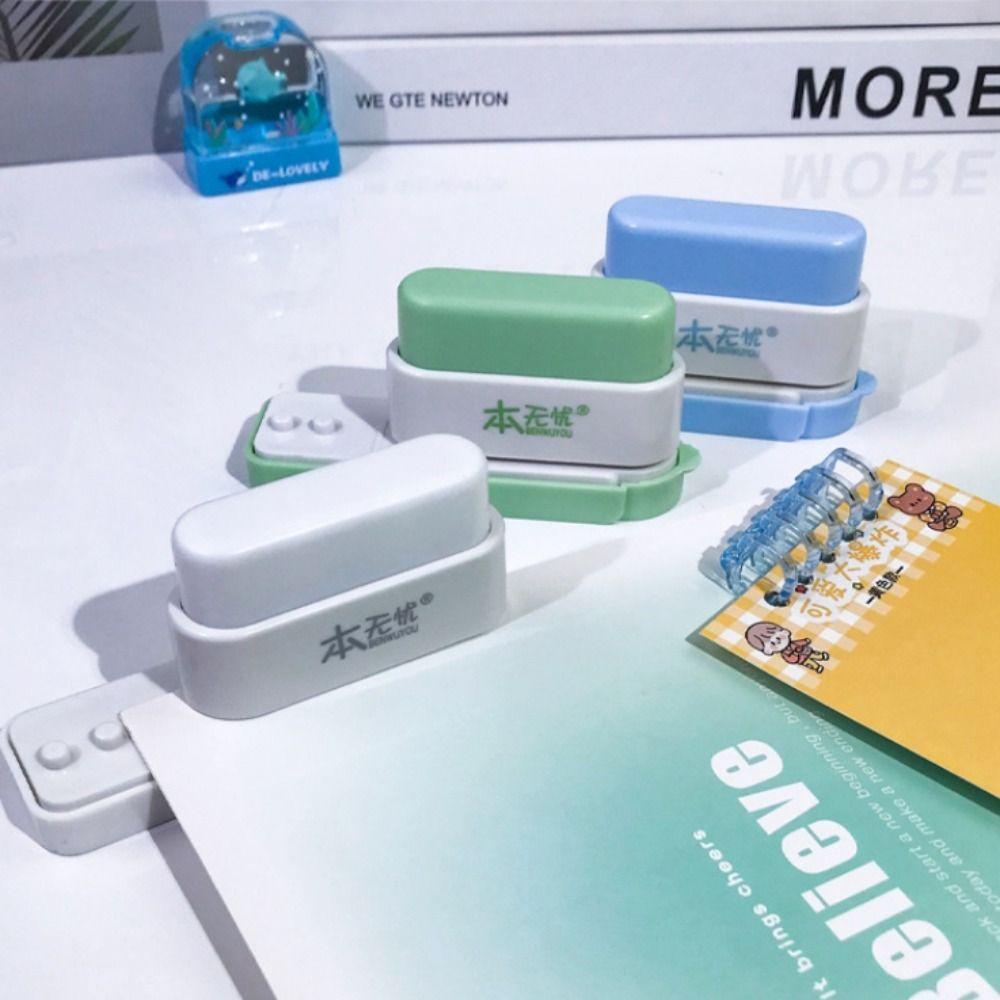 Portable Hand Account Hole Puncher 6mm Standard Hole Punch 5-Hole Paper Punch  DIY Scrapbook