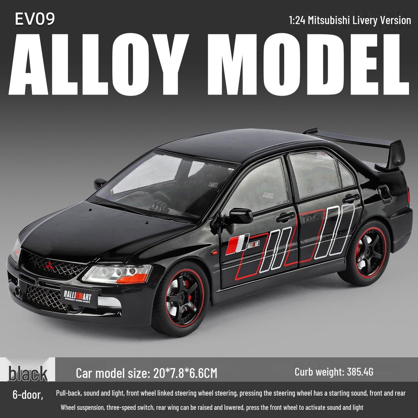 Jin Lifang Mitsubishi Li Hua 1/24 Alloy Pull-back Children s Car Toy with Sound & Light