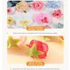 50/100Pcs Silk Faux Flower Heads Multicolor Fake Peony Daisy Rose Flowers  Garland Gifts Ornament