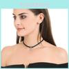 Stunning Black Star Choker Necklace For Women With Geometric Design And Sparkling Crystals