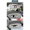 Visor Replacement Makeup Mirror Cover Sun Visor Replacement Perfect Fit Integration Dual Card Slots Snap-on Installation