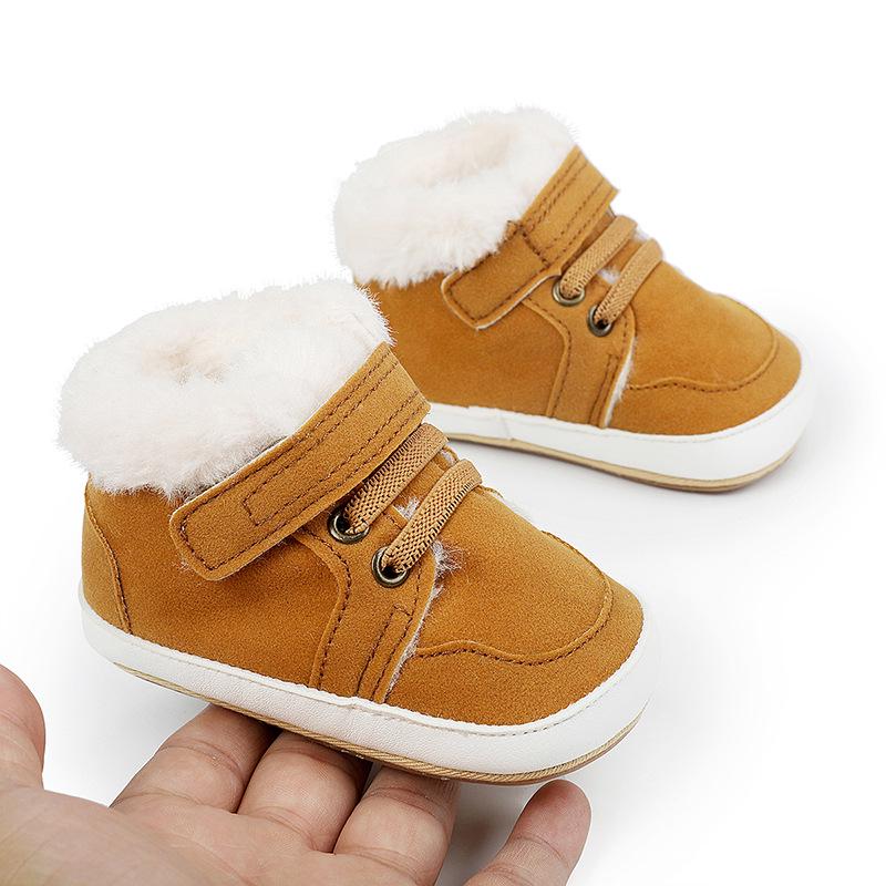 Aimele Winter Cotton Velcro Baby Prewalker Shoes (0-1 Year)
