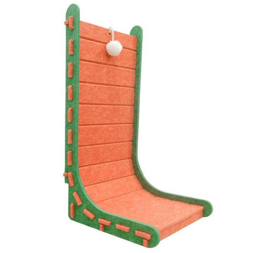 Triangular Cat Scratch Board L Shape Double-layer Cat House Cat Play Rest Felt Cat Nest  Indoor