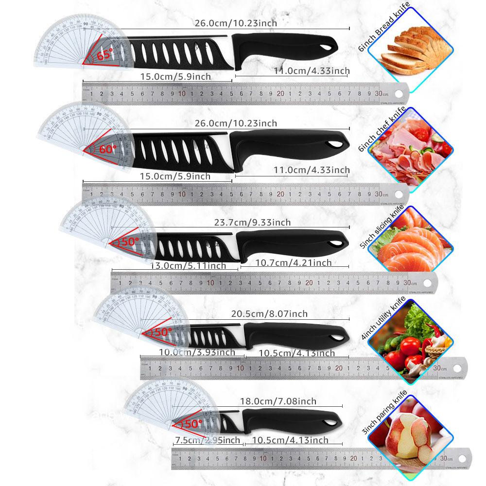 Ceramic Knives Kitchen Knive 3 4 5 6 inch Chef Paring Utility Slicing Bread Knife +Peeler Zirconia White Blade Cooking Tool