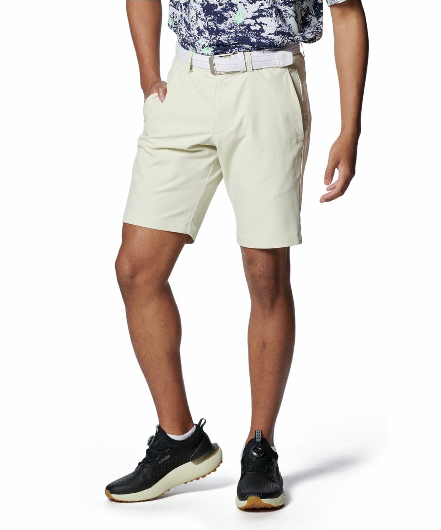 

Under Armour UA Drive Text Shorts Silt White LG /