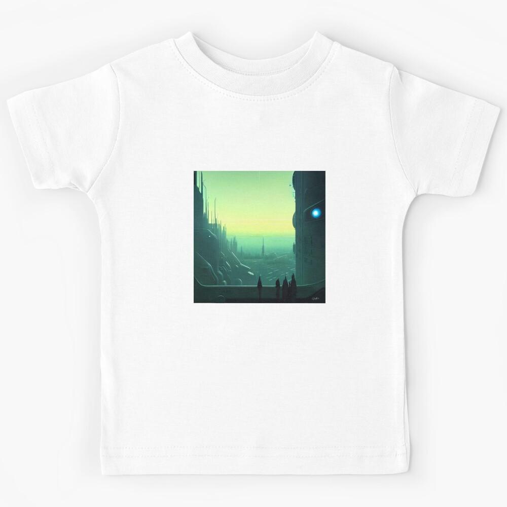FUTURE CITY DRAWING #003 Kids T-Shirt 130