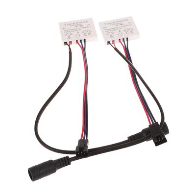 Dotykový senzorový spínač 12V 1/3A 24/36W LED inteligentní zrcadlový spínač s jedním klíčem, dotykový stmívač pro koupelnové zrcadlo