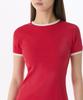 MUSINSA STANDARD WOMAN Women'S Slim Ringer Jersey Mini Dress [Red/Ivory]