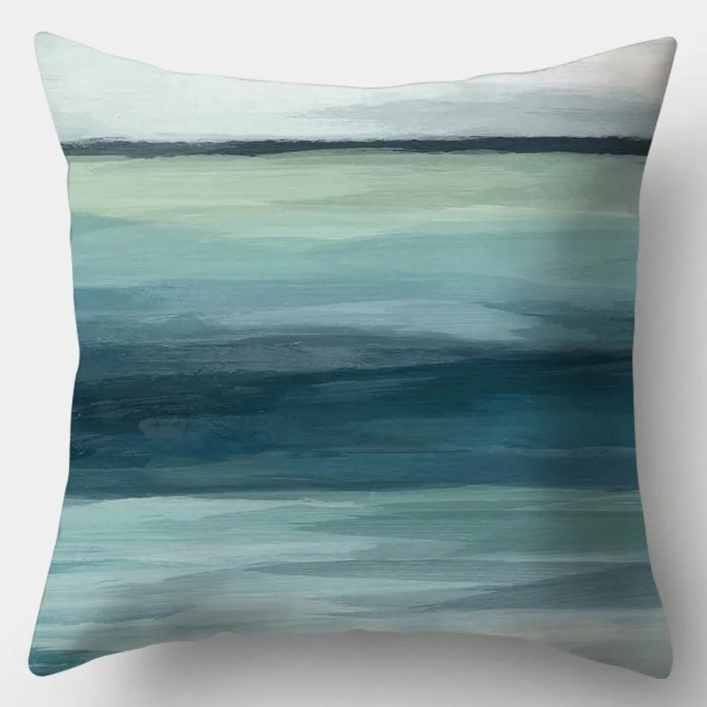 

Просто чехол для подушки в клетку цвета авокадо, квадратная наволочка, диван, растительный принт 50x50cm