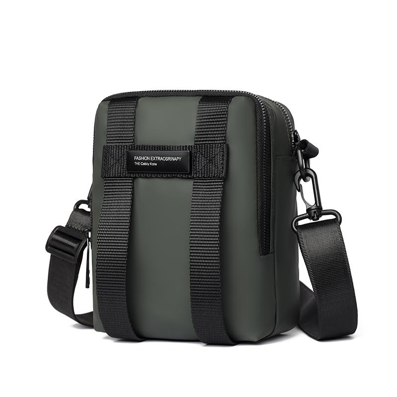 Umhängetasche für Herren, Business, Freizeit, große Kapazität, tragbare Handtasche, Reißverschluss, mehrschichtig, wasserdicht, Sommer-Umhängetasche für Männer