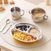 Cartoon Stainless Steel Kids Tableware Set