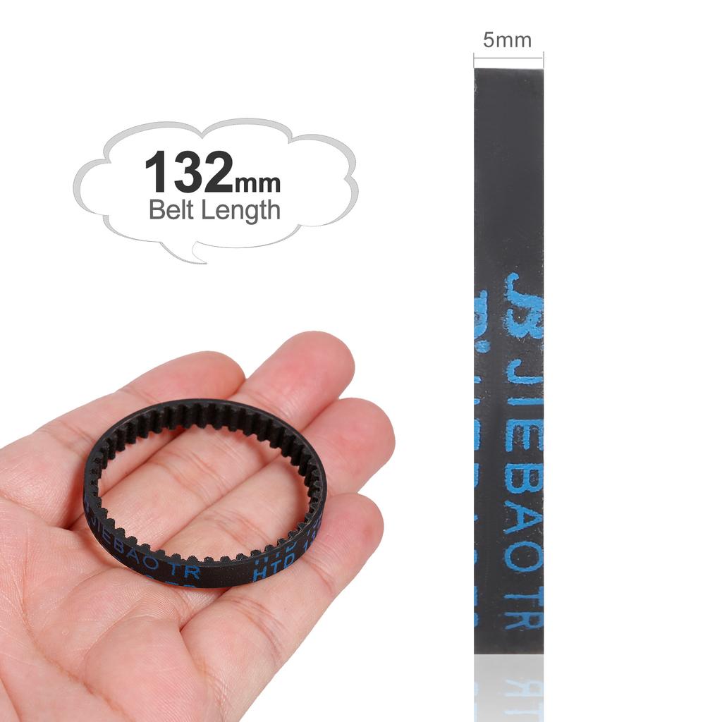 2PCS 132mm Transmission Drive Belts Replacement for VS4-10 Axial SCX10 SCX10 II SCX10 III RC Car