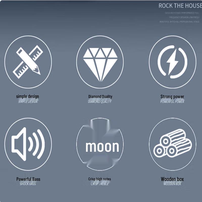 Huidu HY-06 Professional Stage PA Speaker CN Plug (adapter Included)