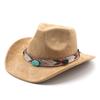 eBay Suede Top Hat Women's Bohemian Big Eave Hat Gentleman's Hat