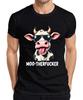 MOO-THERFUCKER Funny Cow Sunglasses Cartoon Farmer Gift Men's T-Shirt-