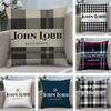 Brand J-JOHNS L-LOBB Cushion Cover Soft Plush Fabric Double-Sided Printed Sofa Cushion Cover for All Seasons Home Decor Gift