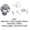 10/20 stuks Autoschroeven Wielnaaf Decoratieve Kunststof Schroeven Auto Banden Ombouw Accessoires Platkop Gepolijst Oppervlak Opschroefschroef