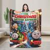 Super Soft T-thomas and Friends Throw Blanket Premium Fleece Flannel Lightweight  Bed Blanket Super Cozy Blankets All Season Use
