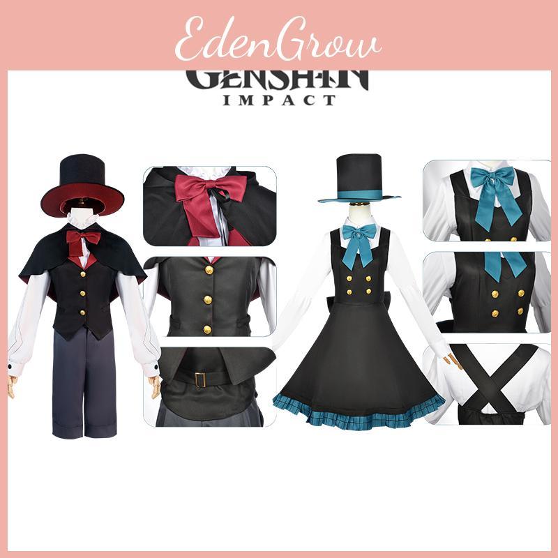 Genshin Impact Cosplay Costume For Kids Lin Nini And Linnette Outfits And Accessories