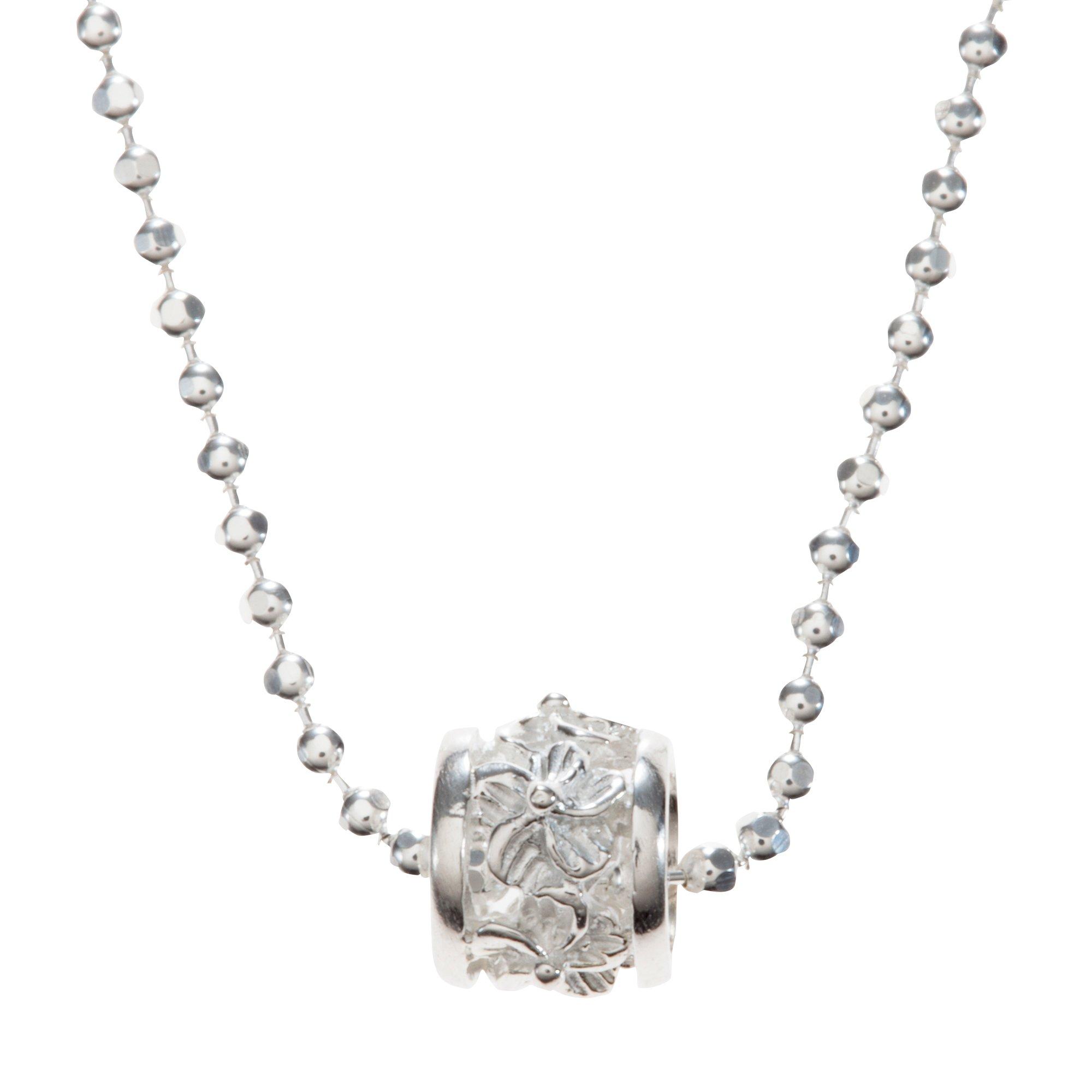 

Hawaiian Jewelry Necklace Pendant Mini Barrel Tube Plumeria Jewelry [LocoMocoAloha] [Genuine]