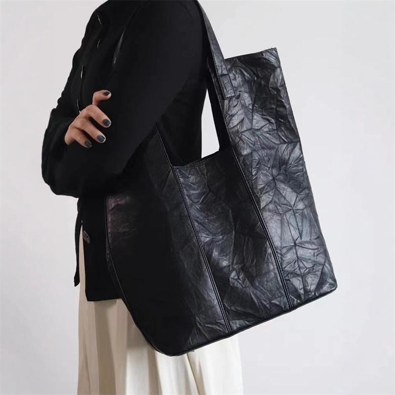 Women's Winter Tote Bag Vintage Fashion Large Capacity Premium Underarm Bag Niche Design Bucket Handbags CLE
