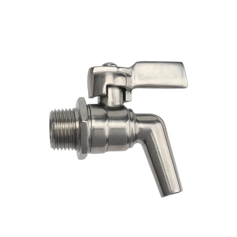 Stainless Steel Beer 1/2" Faucet Tap 200PSI For HomeBrew Barrel Fermenter Wine Beer Beverage Juice Dispenser Spigot Drink Kegs