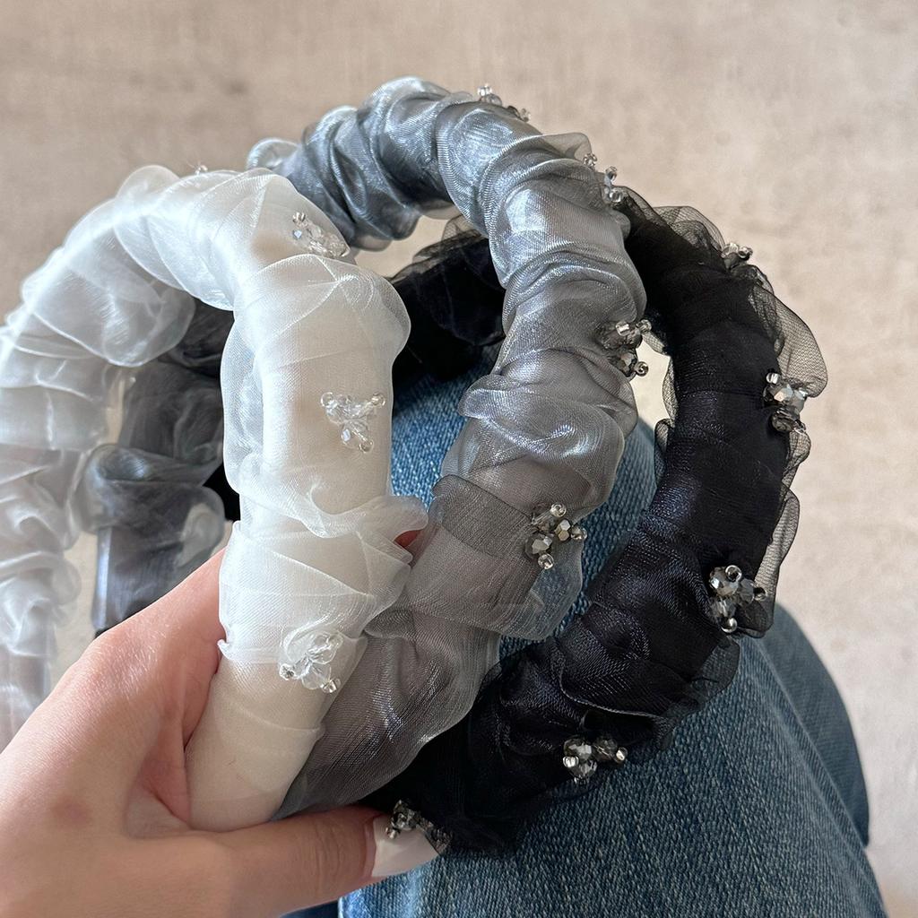 Hair accessories bands new headband for women girl luxury designer rhinestone fascinators elegant vintage Hoops popular  new