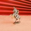 1Pcs Vintage Strong Men Warrior Ornament Copper European Beautiful Knight Model Miniatures Figurine Desktop Decoration