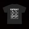 Infest Demo Horse T-Shirt Hardcore Crust Punk Vintage Man Is The Bastard Capitalist Casualties Insult Extortion Weekend Nachos Manhunt Crom