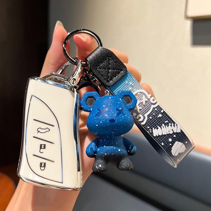 Lexus Key Case for UX260H, ES200, RX, NX, LX - Women's Car Key Bag Shell & Buckle