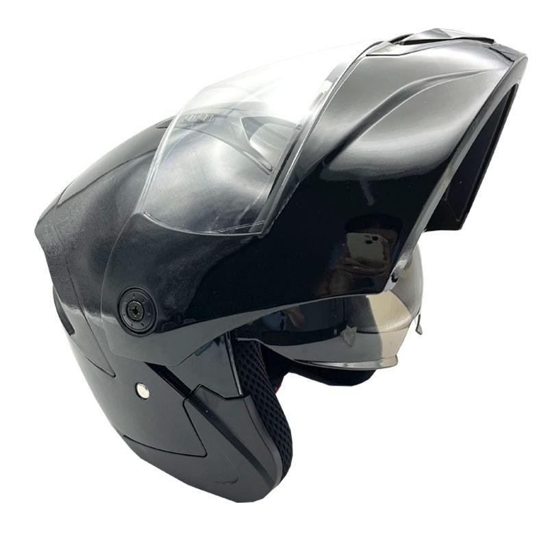 New national standard dual-lens open-face motorcycle helmet, suitable for men and women, all-season use, racing motorcycle winter helmet, warm helmet