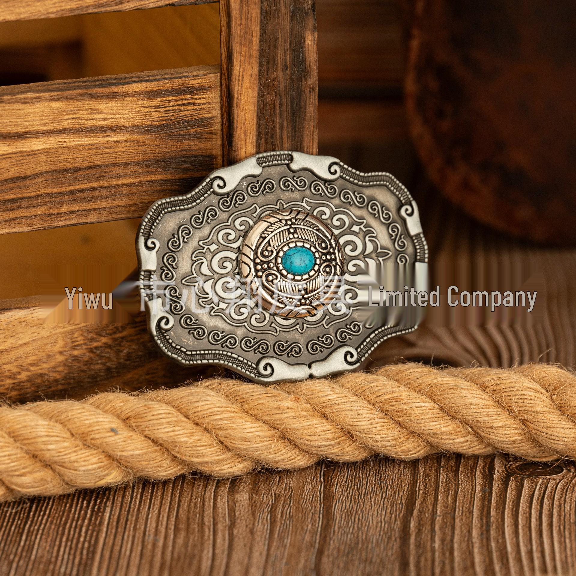 

Tengyun Daisy Retro Belt Buckle - Trendy Y2K Bestseller with European & American Style Patterns