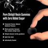 Reine Himalaya Shilajit Gummibärchen - Hohe Potenz Gold-Qualität, 100% Shilajit, 75%+ Huminsäure für Energie-Boost & Immununterstützung, Reisefreundlich, Ta