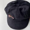 Harajuku Double Button Berets Hat Japanese Octagonal Hat Simple Corduroy Baseball Cap  Winter